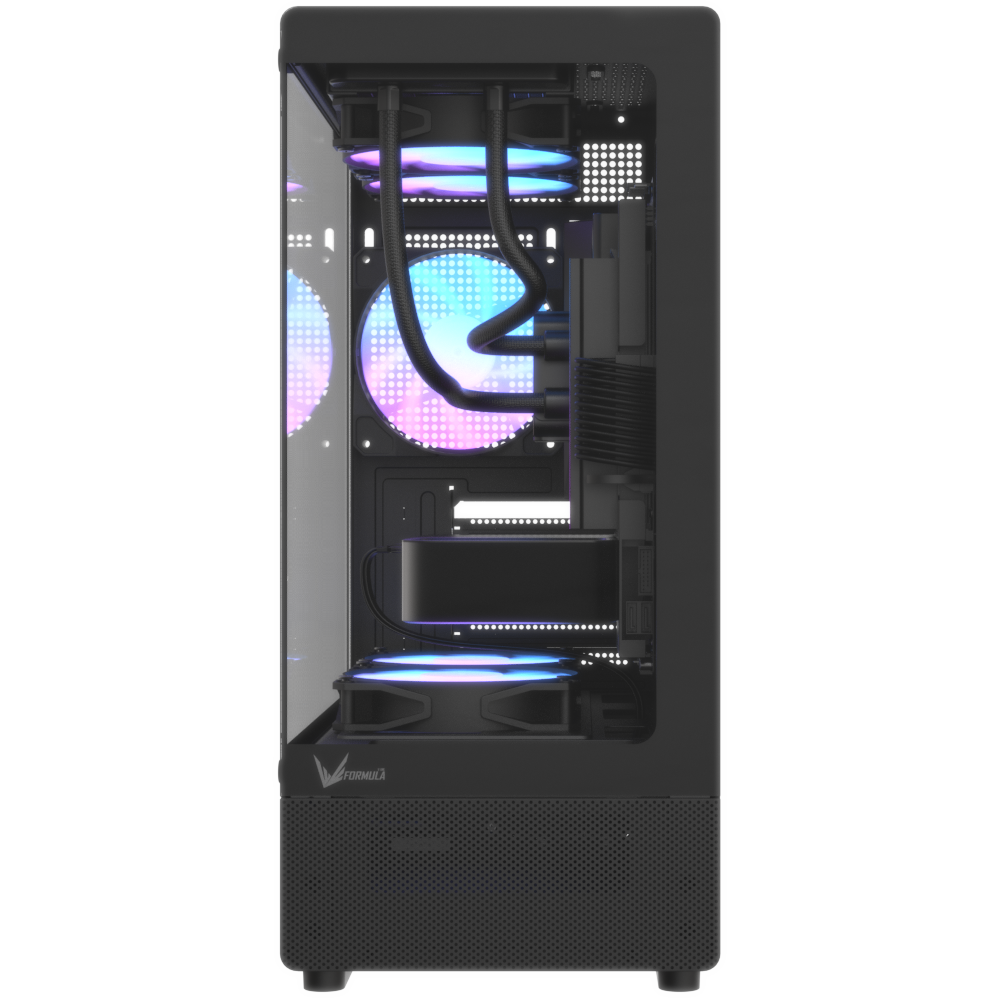 Корпус Formula Crystal Z1CM V2 Black - CRYSTAL Z1CM BLACK V2 - фото 6