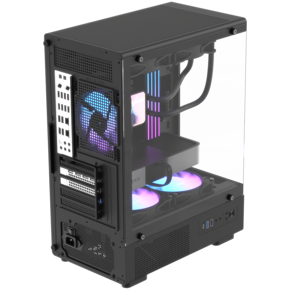 Корпус Formula Crystal Z1CM V2 Black - CRYSTAL Z1CM BLACK V2 - фото 9