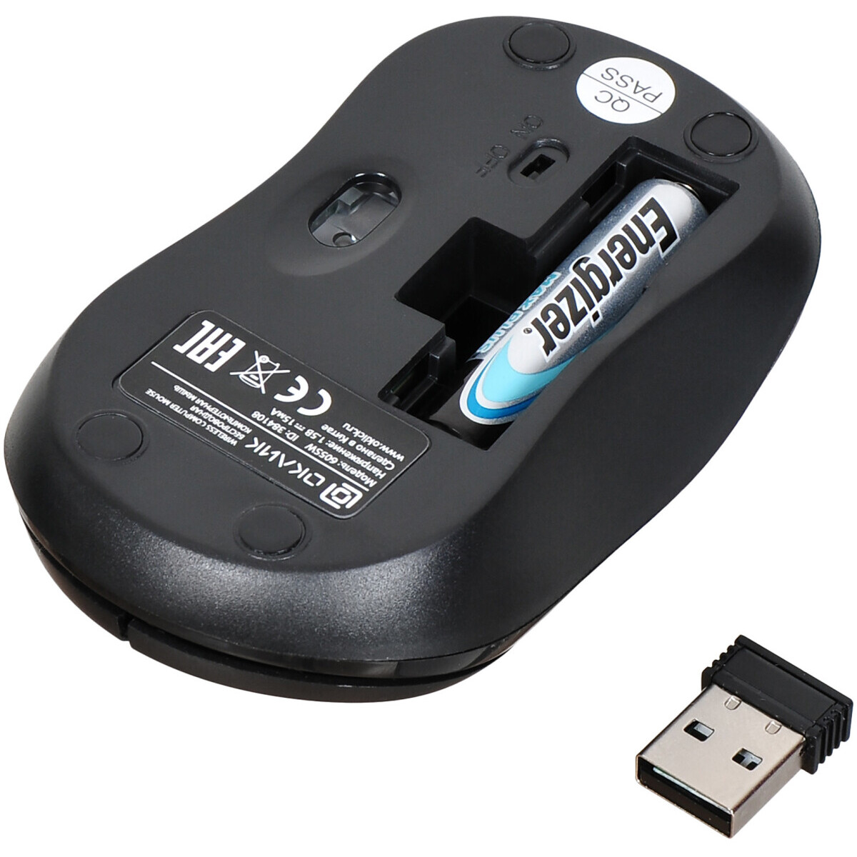 Мышь Oklick 605SW Black - фото 4