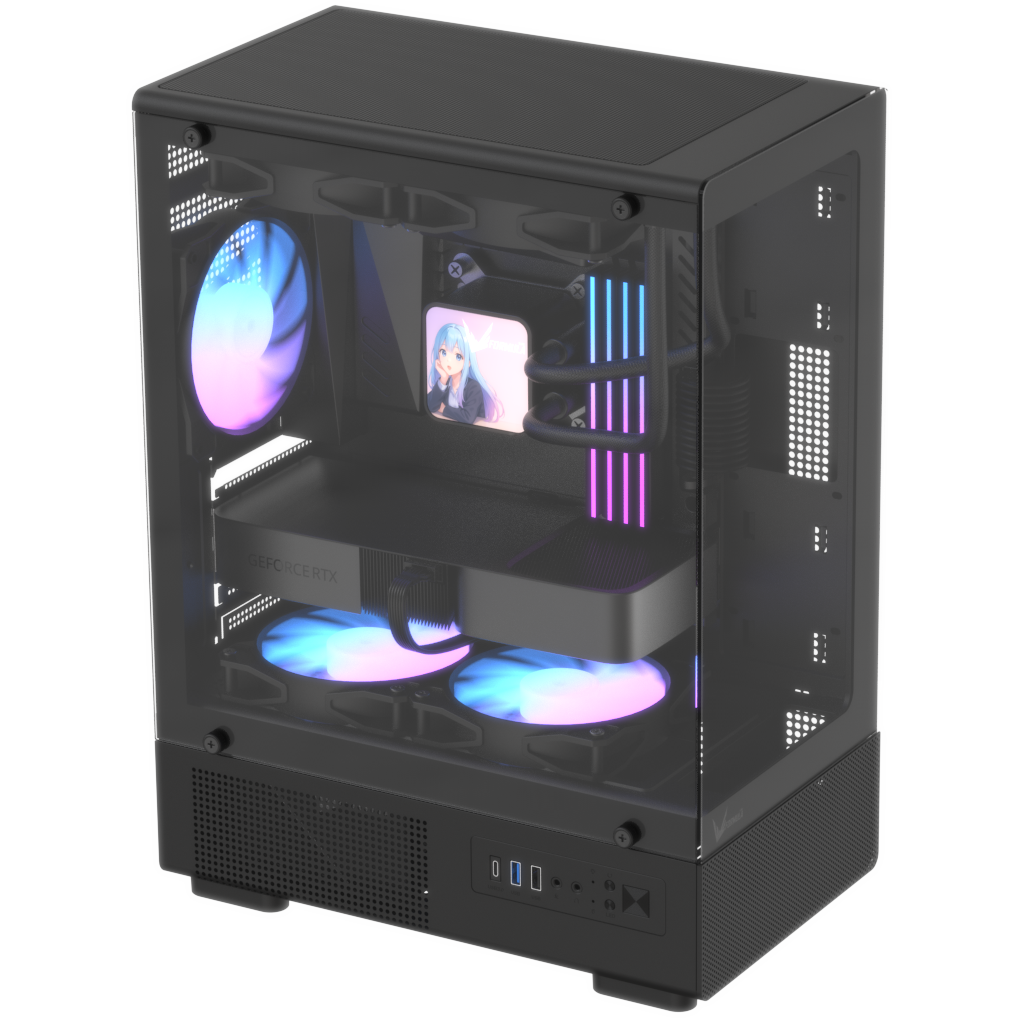 Корпус Formula Crystal Z1CM Plus AR V2 Black - CRYSTAL Z1CM PLUS BLACK AR V2 - фото 8