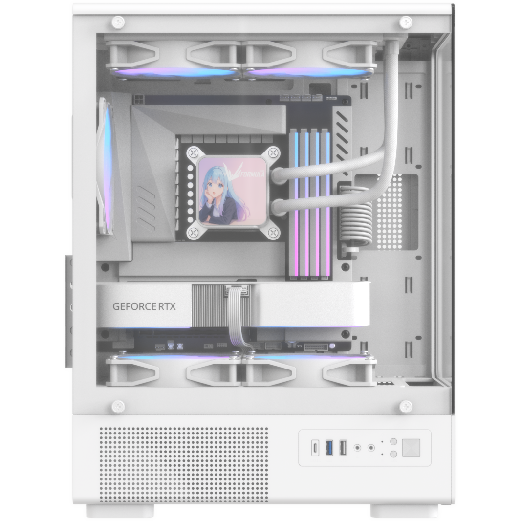 Корпус Formula Crystal Z1CM Plus AR V2 White - CRYSTAL Z1CM WHITE V2 - фото 7