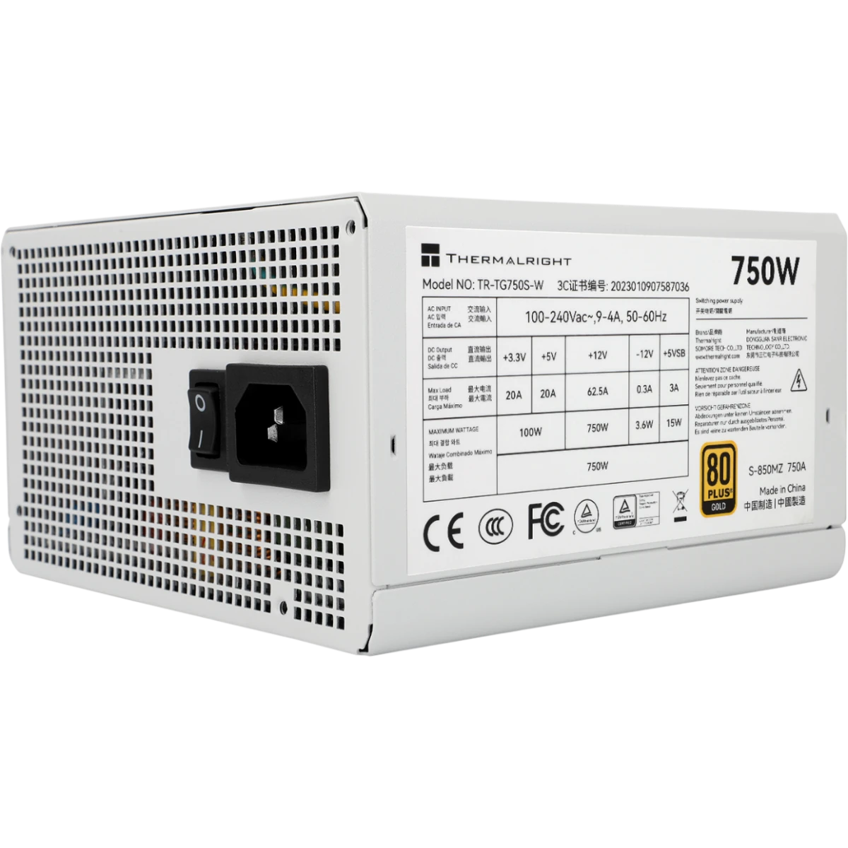 Блок питания 750W Thermalright TR-TG750S-W