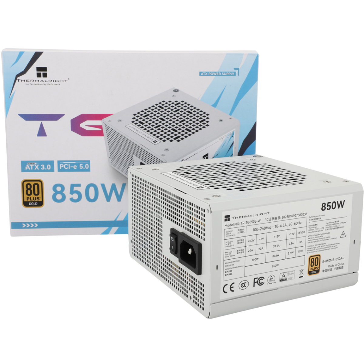 Блок питания 850W Thermalright TR-TG850S-W - фото 5