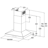 Вытяжка Korting KHC 6831 NGN