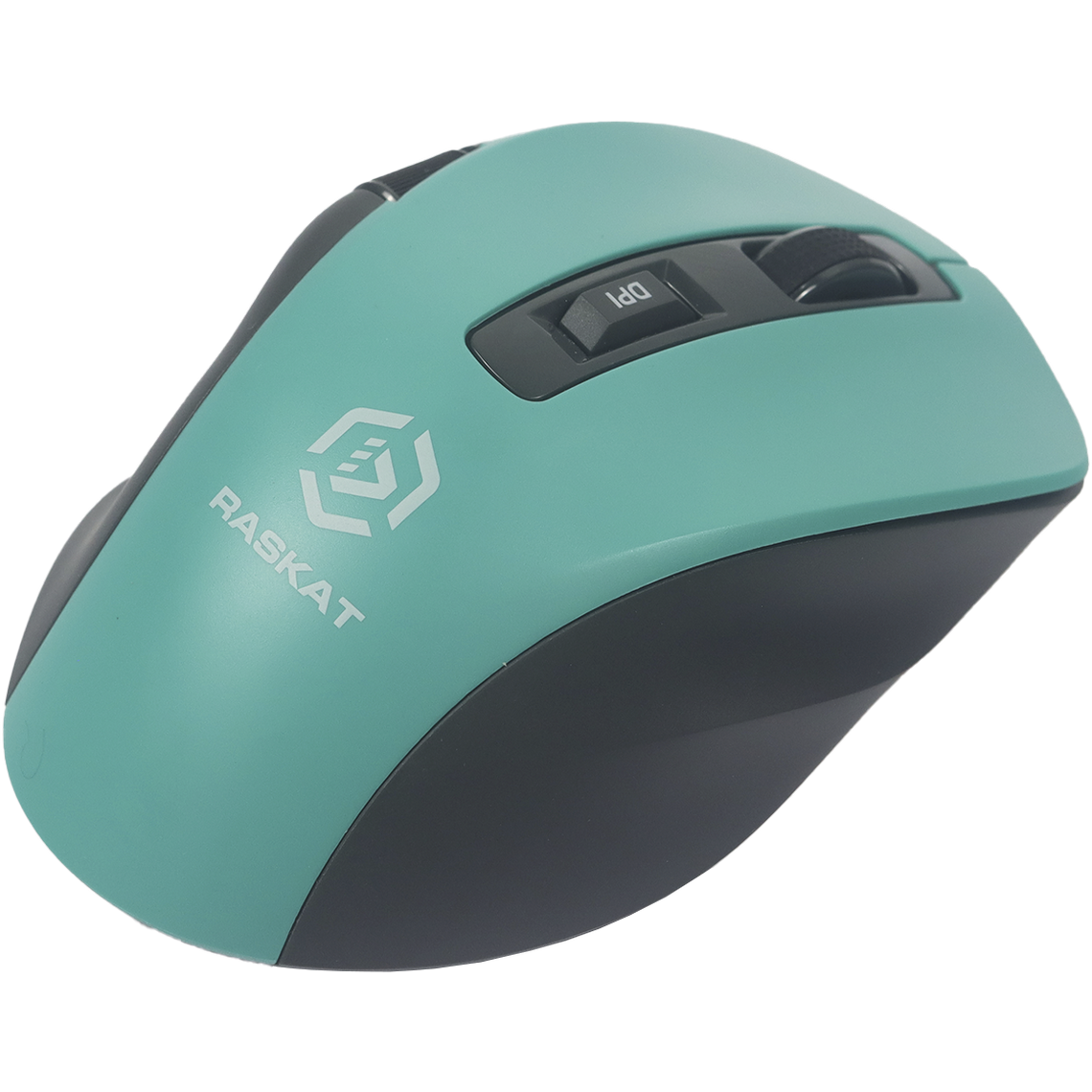 Мышь Raskat M020W Black/Green - фото 3