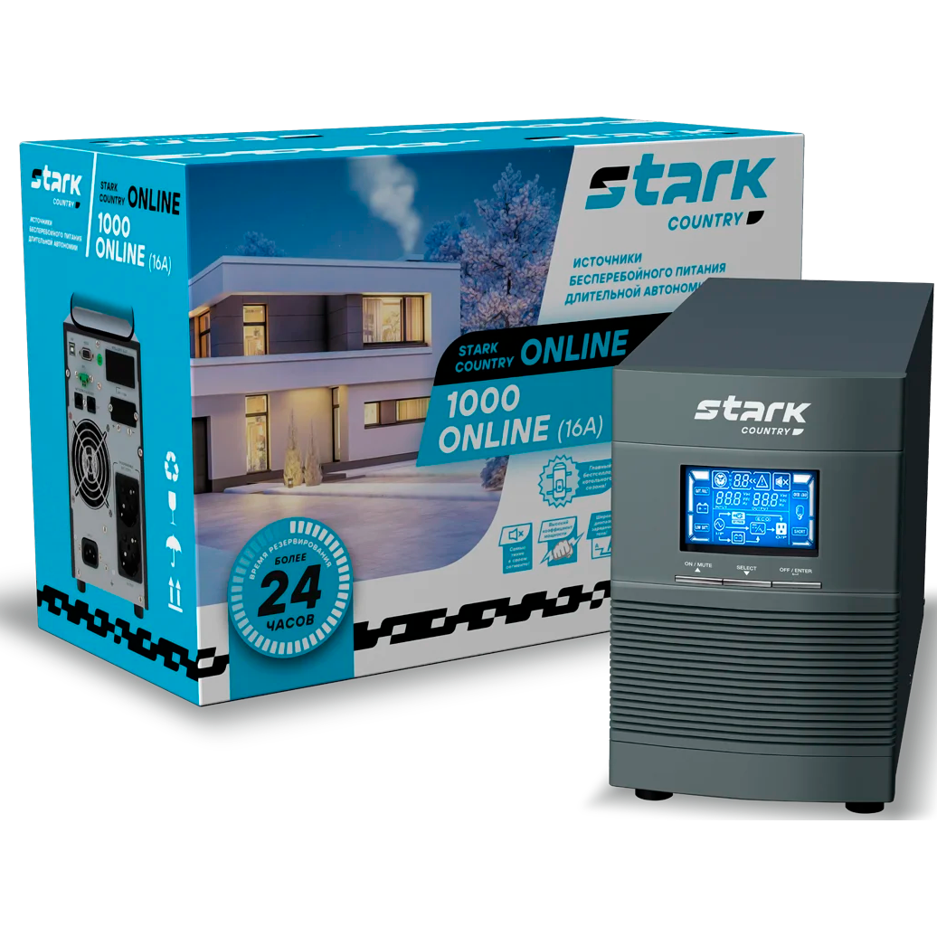 ИБП STARK COUNTRY 1000 Online - SC 1000 ONLINE (16A)