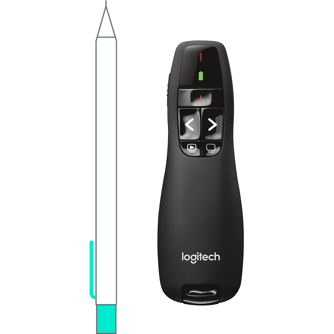 Презентер Logitech Wireless Presenter R400 (910-001357/1356/4252) - фото 5