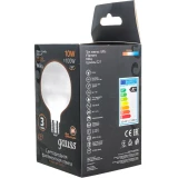 Светодиодная лампочка Gauss Filament G95 189202110 (10 Вт, E27)