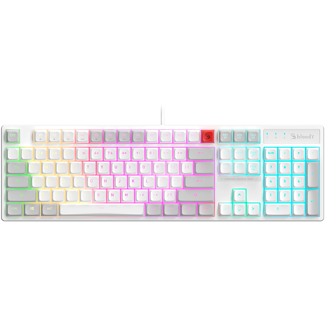 Клавиатура Bloody B230N White