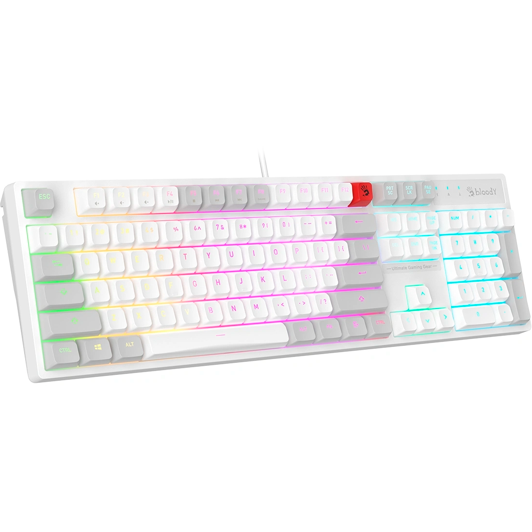 Клавиатура Bloody B230N White - фото 2