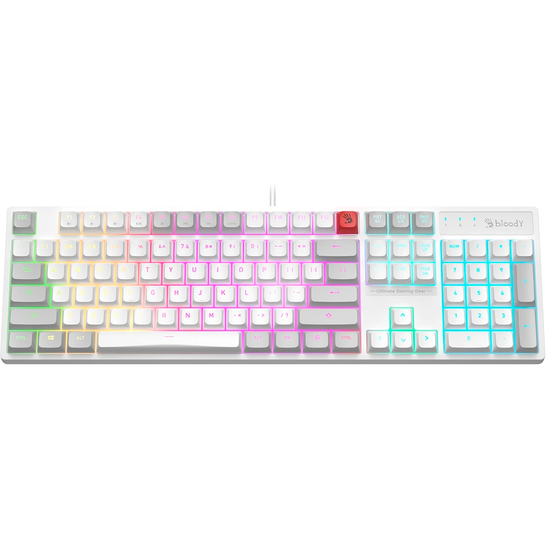 Клавиатура Bloody B230N White - фото 6