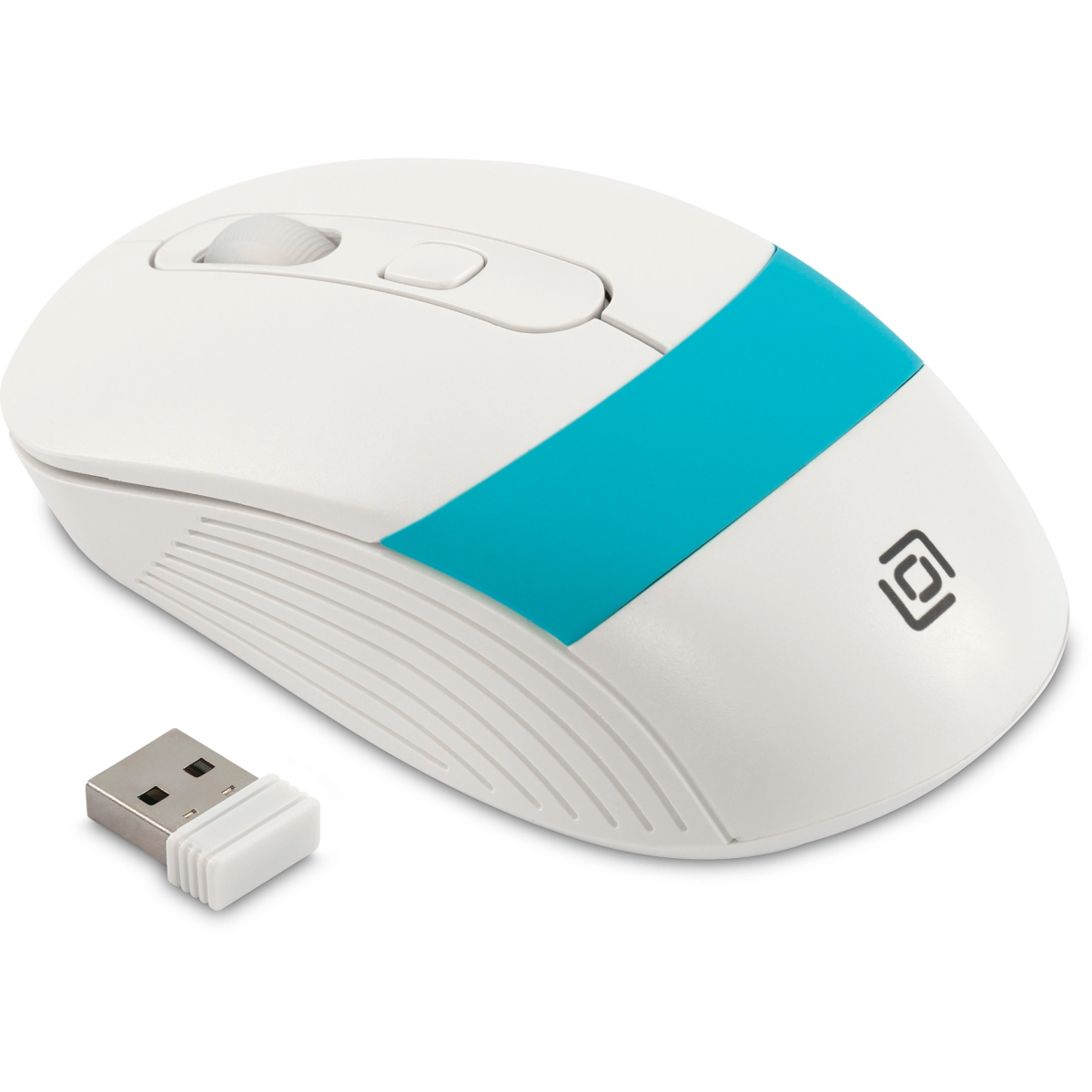 Мышь Oklick 310MW White/Blue - 1869094 - фото 4