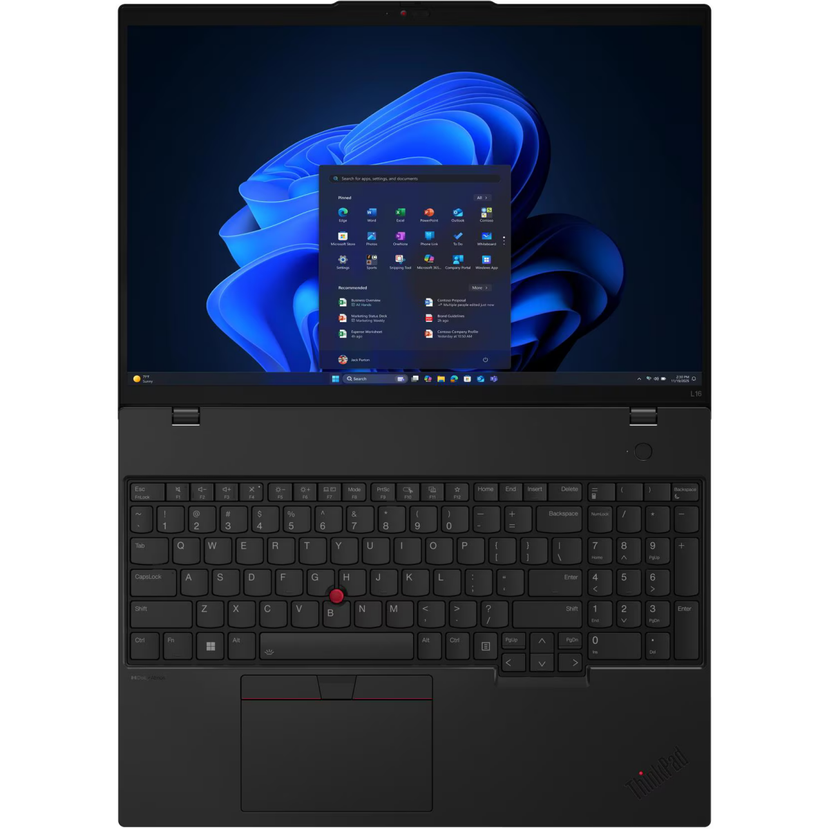 Ноутбук Lenovo ThinkPad L16 Gen 2 (Intel) (21SA002SUS) - фото 4