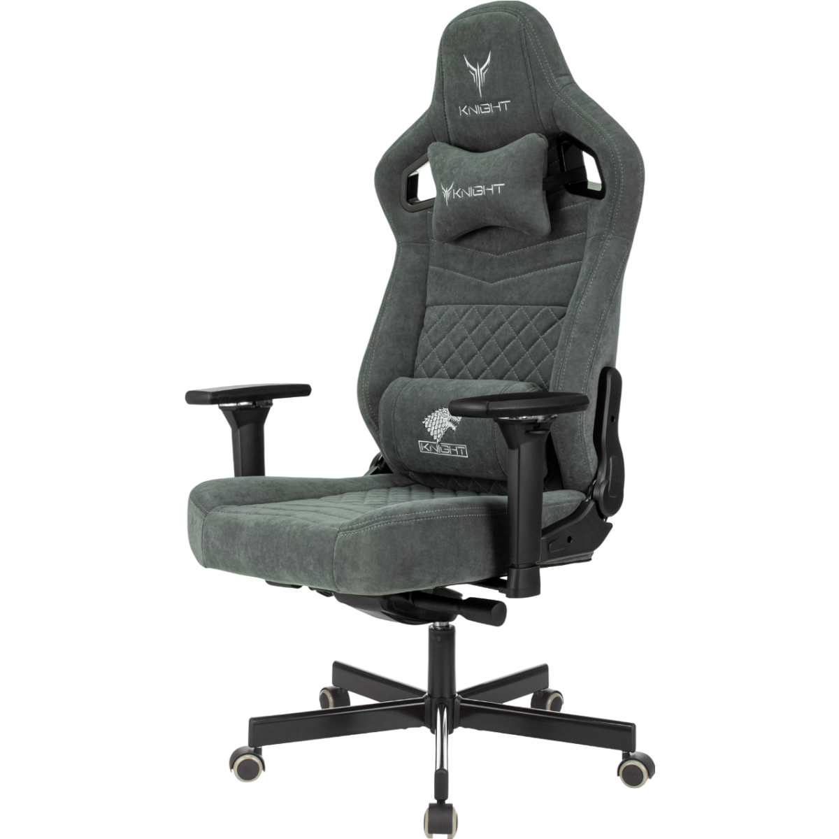 Игровое кресло Бюрократ Knight Hunter Grey - KNIGHT HUNTER ALFA44 - фото 3