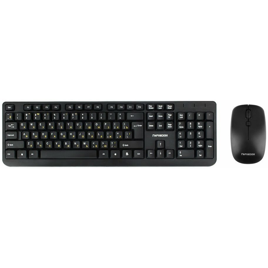 Клавиатура + мышь Гарнизон GKS-100 Black
