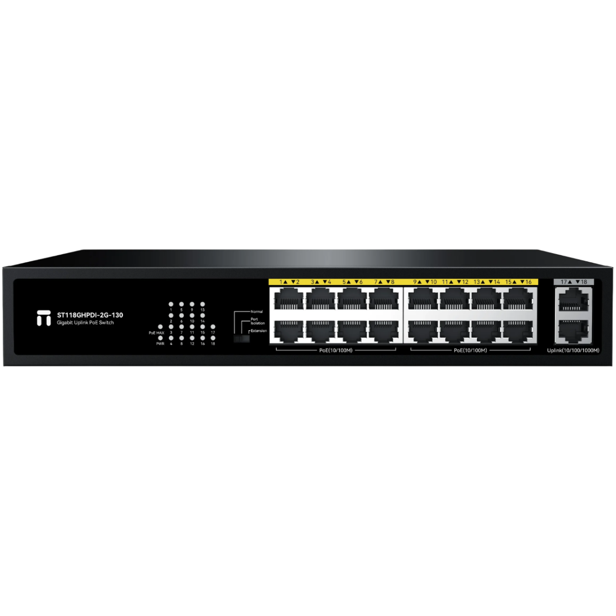 Коммутатор (свитч) Netis ST118GHPDI-2G-130