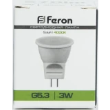 Светодиодная лампочка Feron LB-271 4000K (3 Вт, G5.3) (25552)