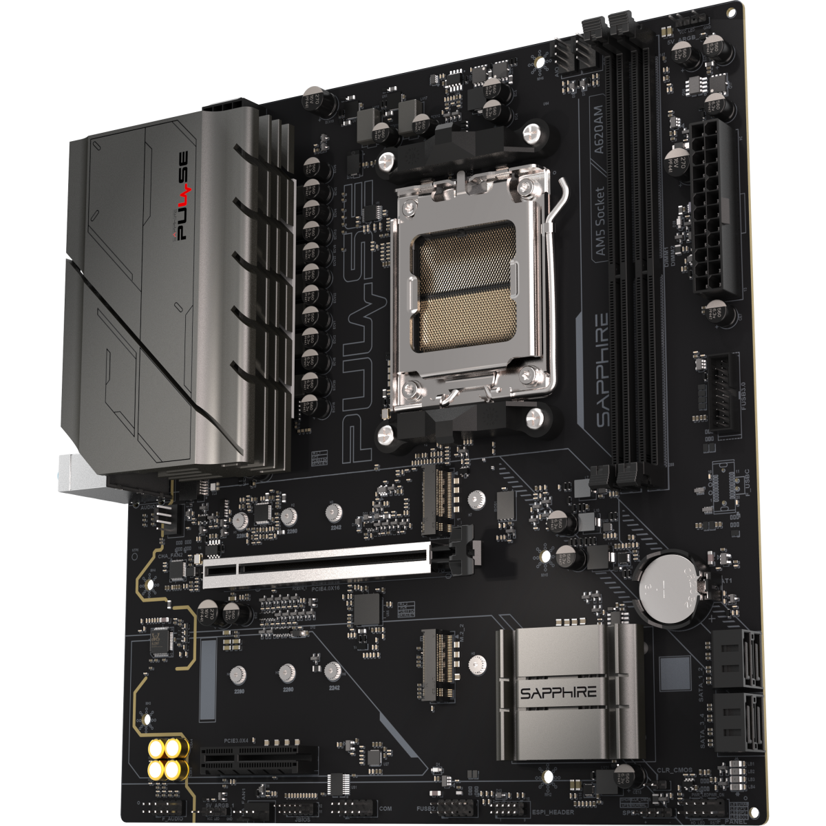 Материнская плата Sapphire PULSE A620AM - 52118-03-40G - фото 3