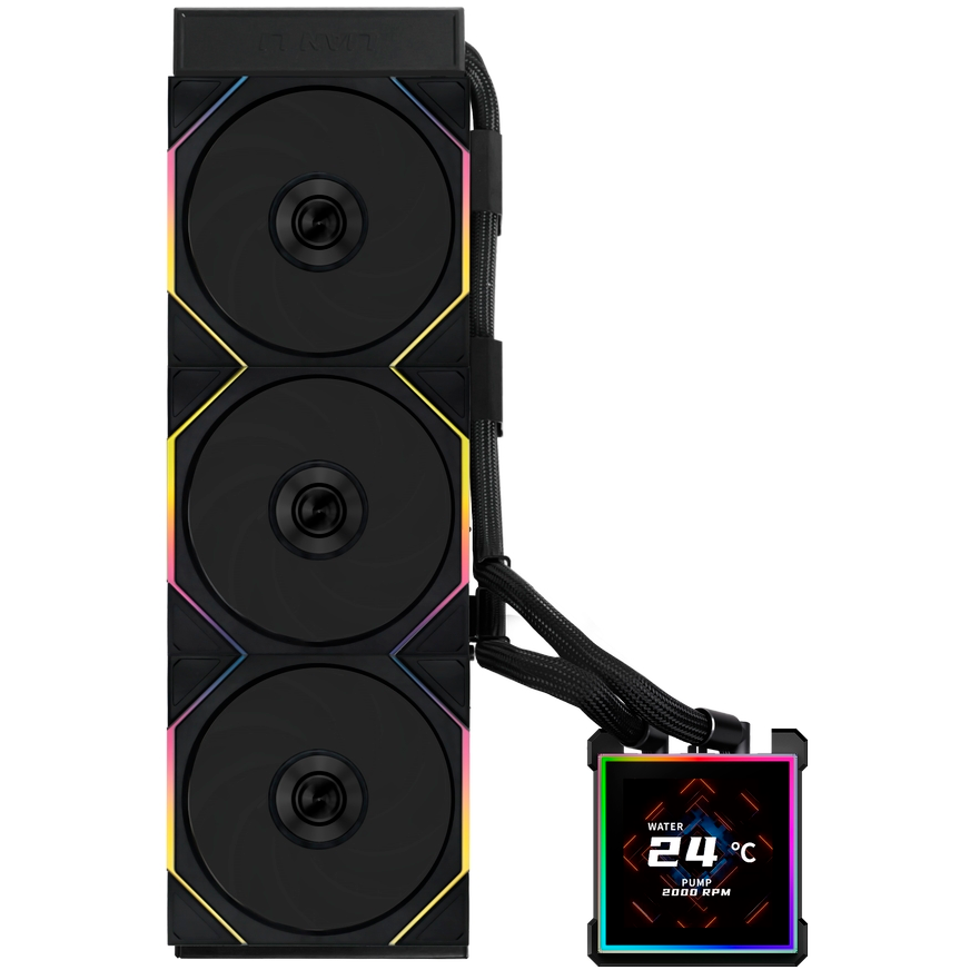 Система жидкостного охлаждения Lian Li HydroShift II LCD-S 360TL Black