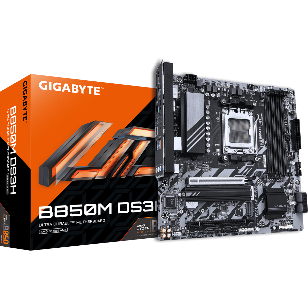 Материнская плата Gigabyte B850M DS3H (rev. 1.2) - фото 4