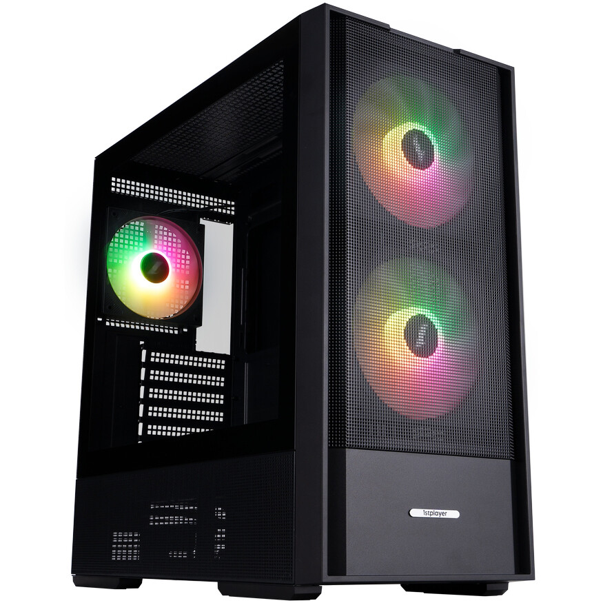 Корпус 1STPLAYER AU7 ARGB Black - AU7-BK-2FA7-14-2FA7R-1FA7