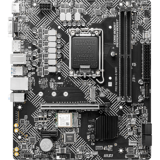 Материнская плата MSI PRO H610M-G WIFI