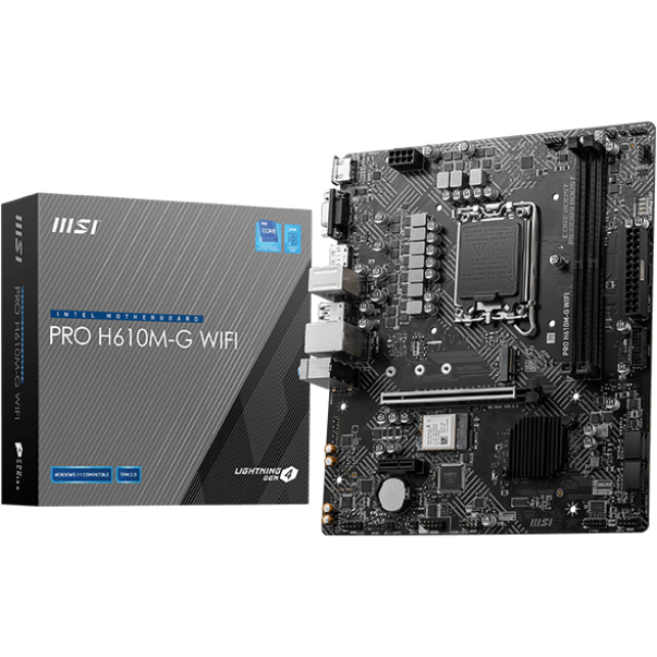 Материнская плата MSI PRO H610M-G WIFI - фото 5