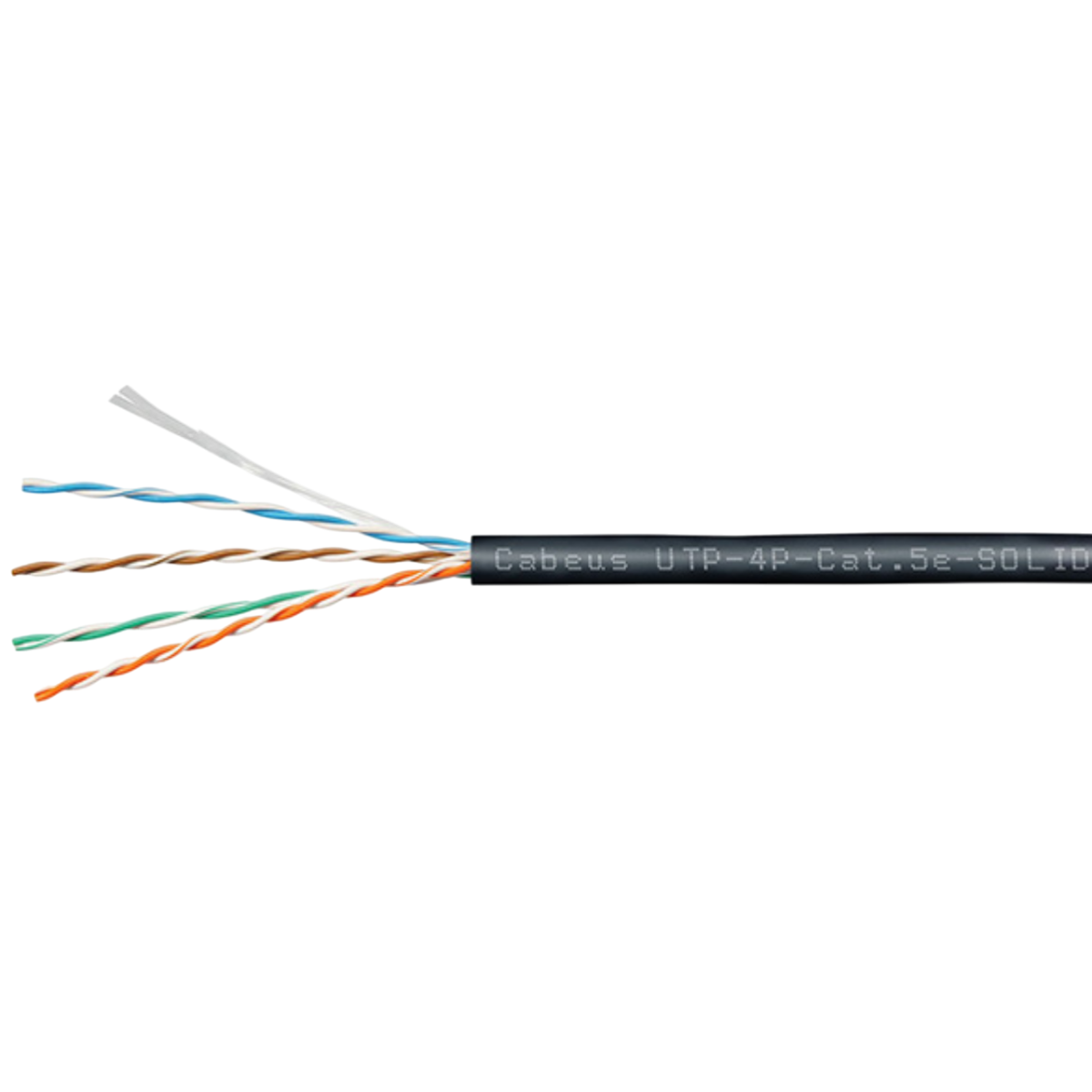 Бухта Cabeus UTP-4P-Cat.5e-SOLID-OUT-PE-UV-20, 20м