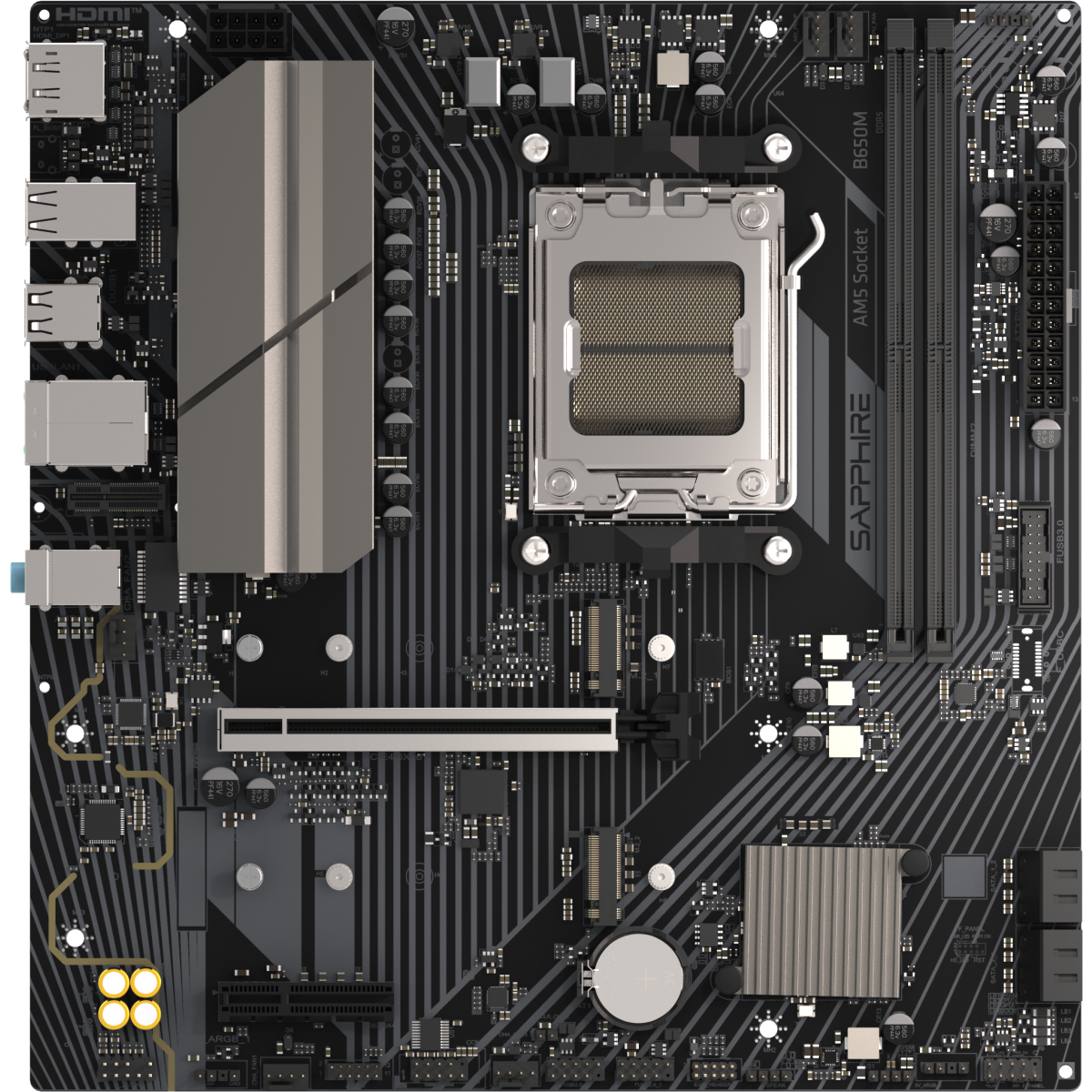 Материнская плата Sapphire B650M-E - 52112-04-40G