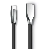 Кабель USB A (M) - microUSB B (M), 1м, Ginzzu GC-406B (00-00001485)