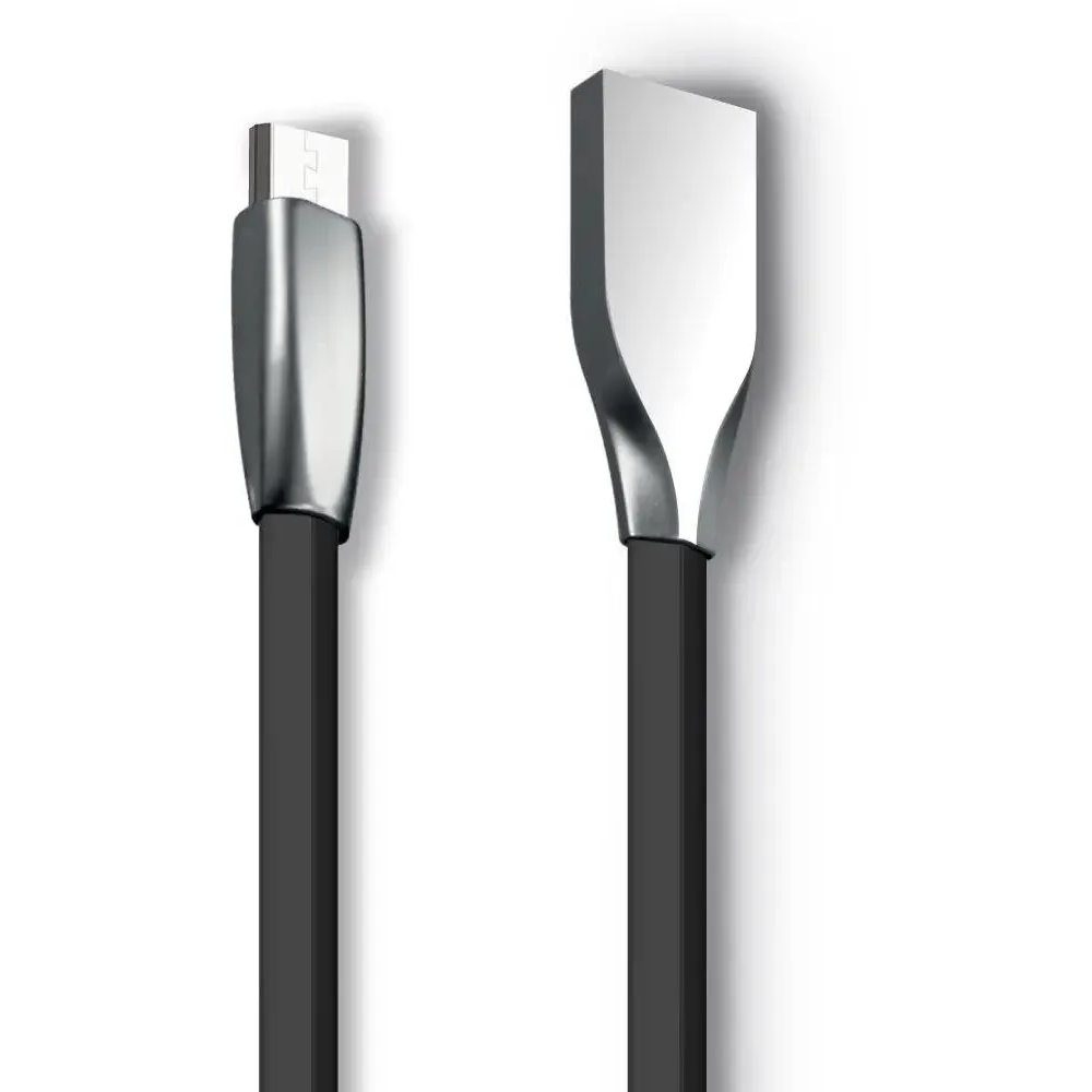 Кабель USB A (M) - microUSB B (M), 1м, Ginzzu GC-406B - 00-00001485