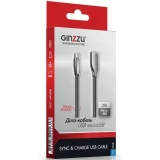 Кабель USB A (M) - microUSB B (M), 1м, Ginzzu GC-406B (00-00001485)