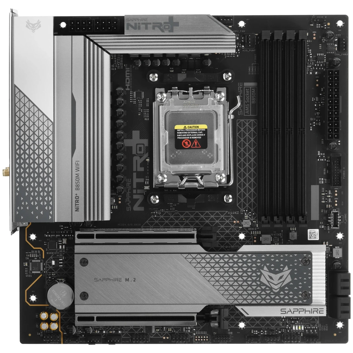 Материнская плата Sapphire NITRO+ B850M WIFI - 52123-01-40G