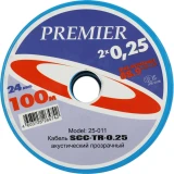 Кабель акустический PREMIER SCC-TR CCA 2х0.25, 100м (25-011 100)