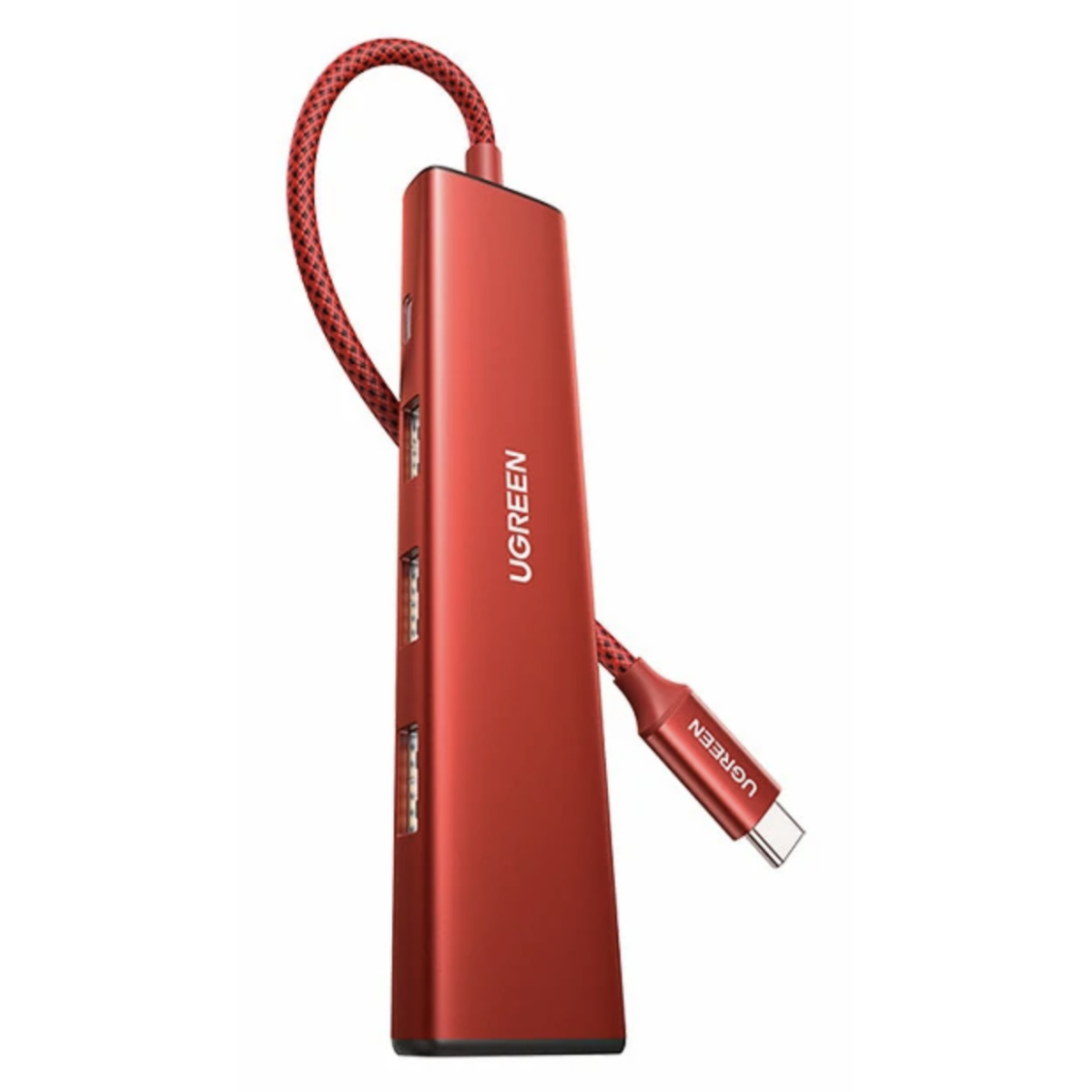 Док-станция UGREEN 5-in-1 USB-C Multifunctional Dock Red (CM478)