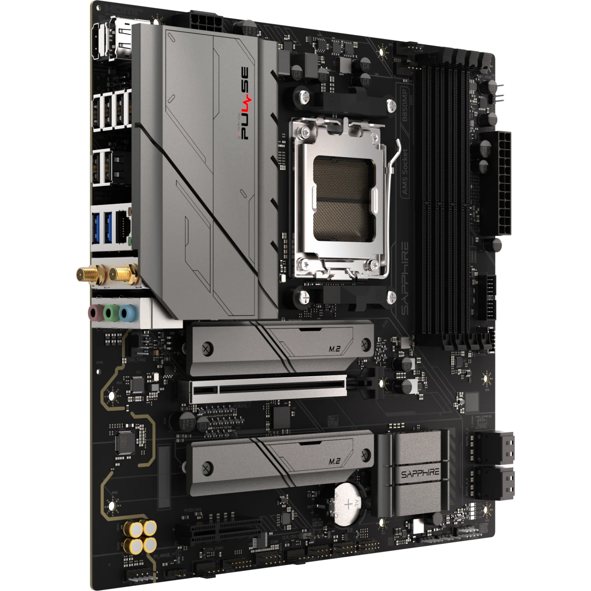 Материнская плата Sapphire PULSE B850M WIFI - 52123-04-40G - фото 2