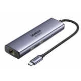 Док-станция UGREEN 6-in-1 USB-C Docking Station (CM512) (75643)