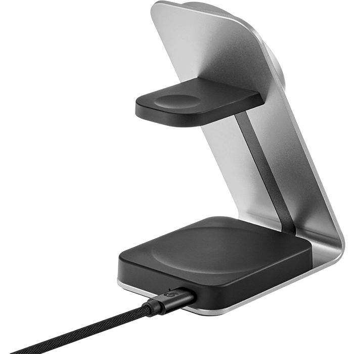 Беспроводное зарядное устройство uBear Level Ultra Silver - WL22SL31LV-AW - фото 5