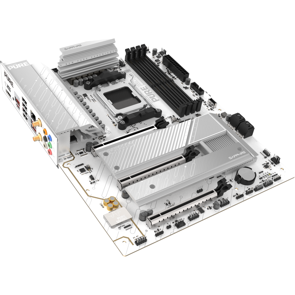 Материнская плата Sapphire PURE B850A WIFI 7 - 52123-11-40G - фото 4