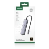 Док-станция UGREEN 6-in-1 USB-C Docking Station with DP (CM511) (75586)