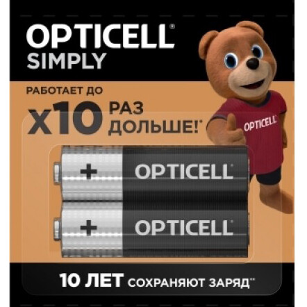 Батарейка Opticell Simply (AA, 2 шт.) - 6050001