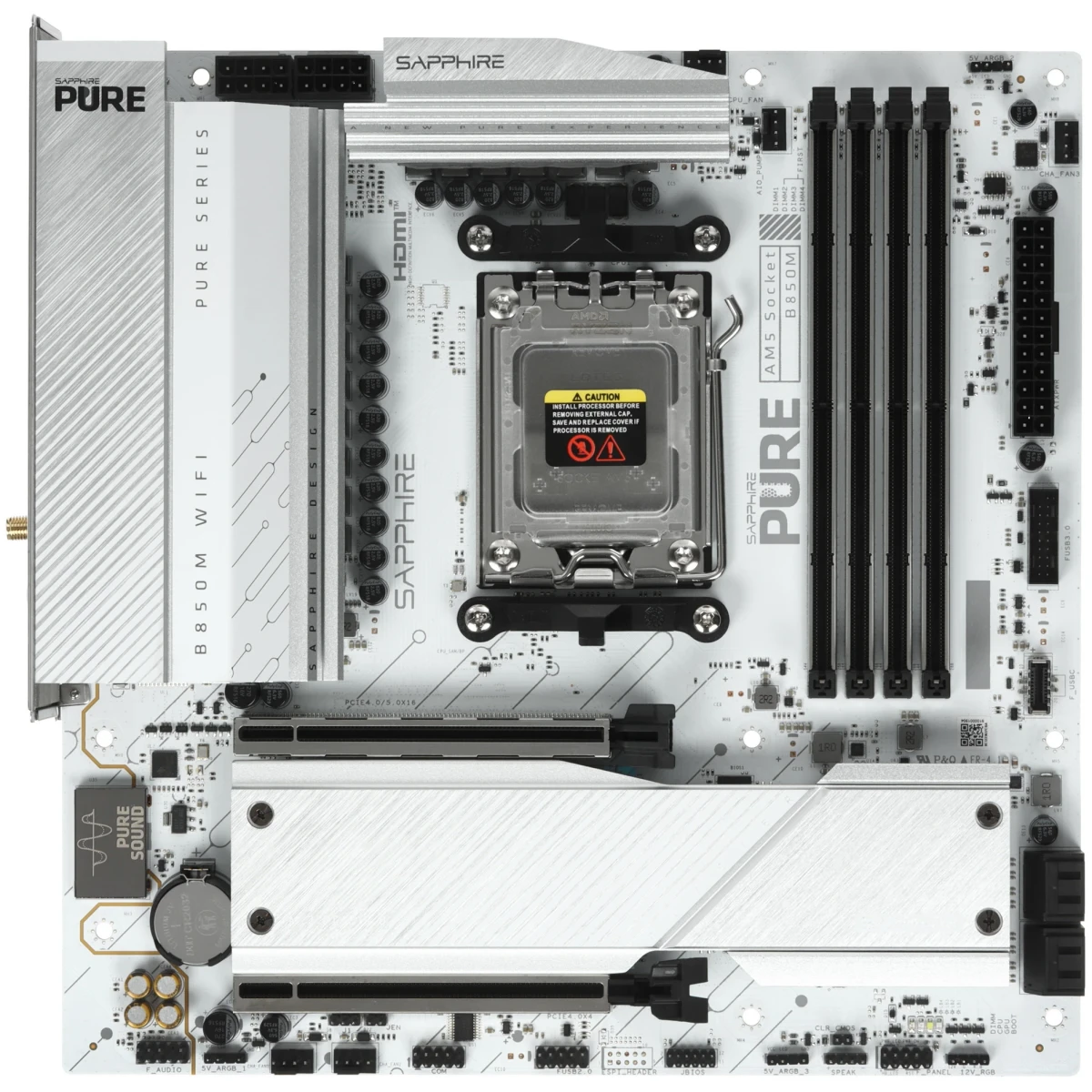 Материнская плата Sapphire PURE B850M WIFI - 52123-02-40G