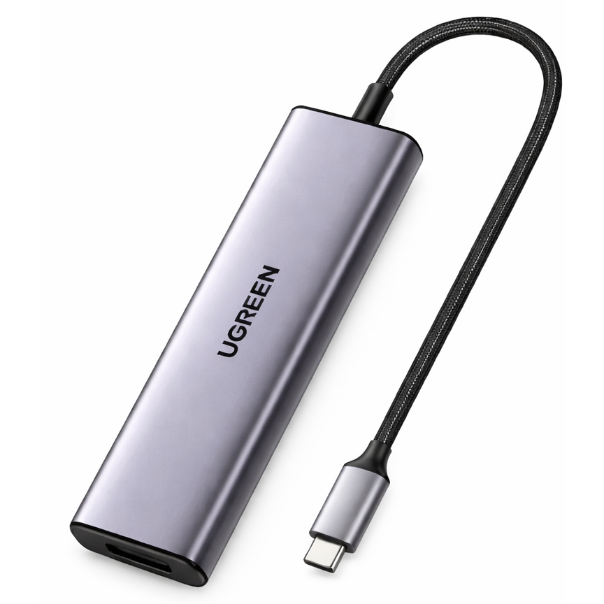 Док-станция UGREEN 6-in-1 USB-C Docking Station with DP (CM511)