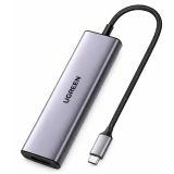 Док-станция UGREEN 6-in-1 USB-C Docking Station with DP (CM511) (75586)