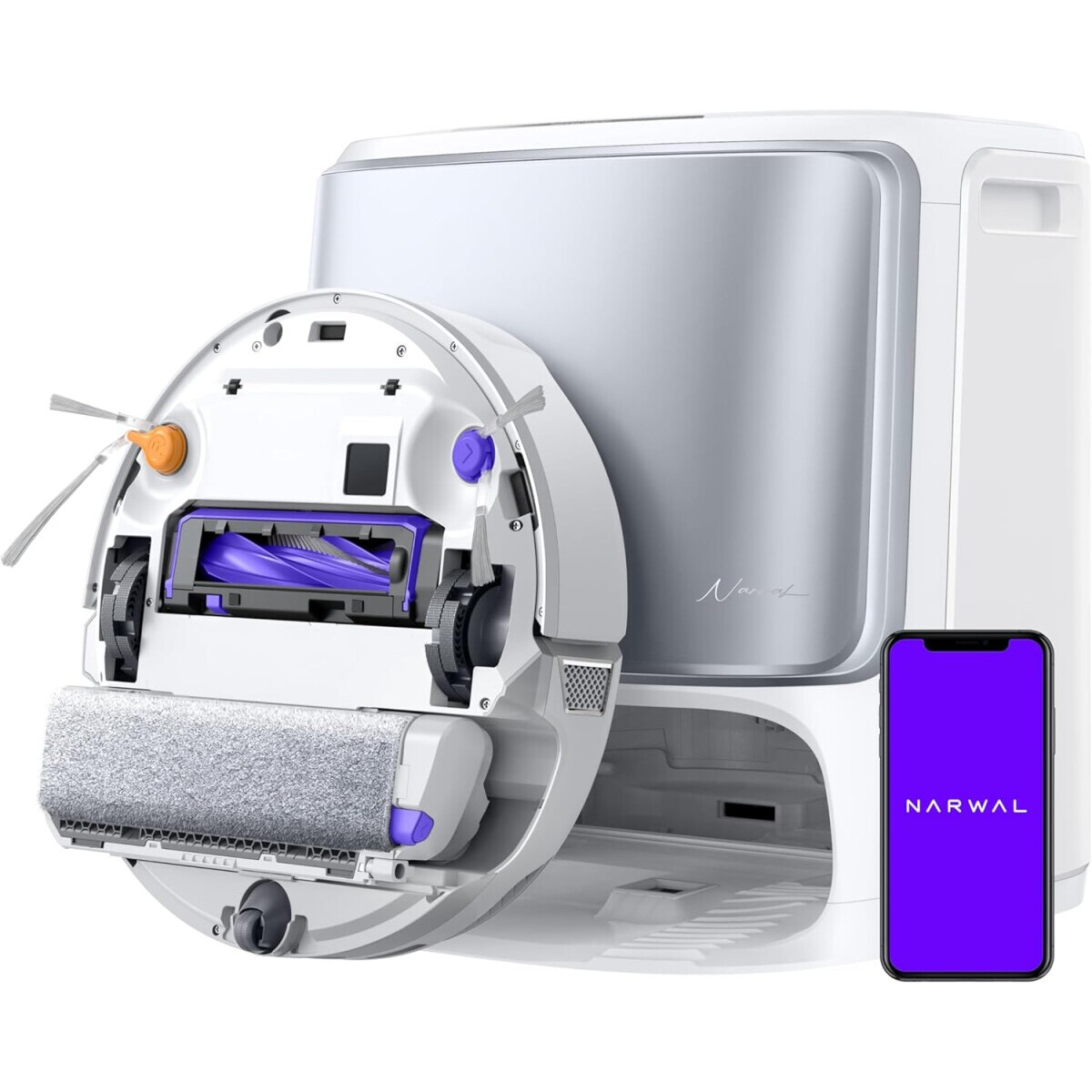 Робот-пылесос Narwal Flow White/Silver - YJCC026
