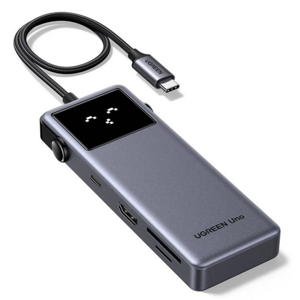 Док-станция UGREEN Uno 7-in-1 USB-C Hub Gray (CM889)