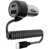 Автомобильное зарядное устройство PERO AС08 Black (AС08BL)