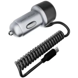 Автомобильное зарядное устройство PERO AС08 Black (AС08BL)