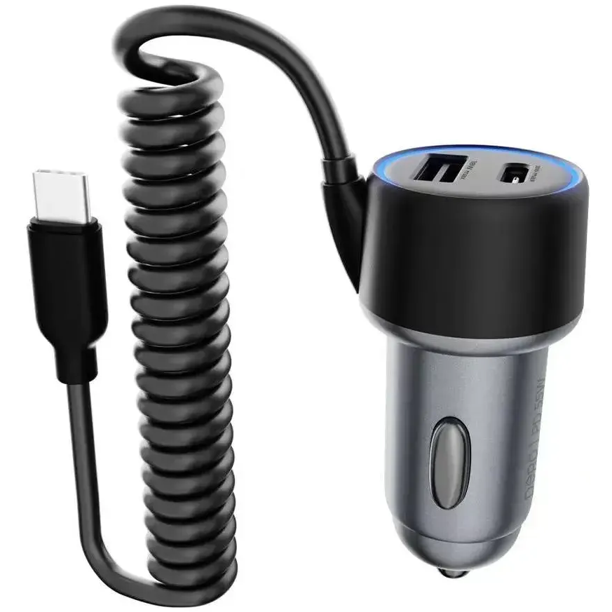 Автомобильное зарядное устройство PERO AС08 Black - AС08BL - фото 4