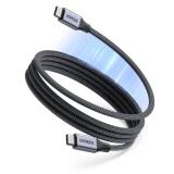 Кабель USB Type-C - USB Type-C, 1м, UGREEN L520 Space Gray (55517)